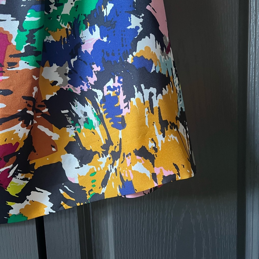 J. Crew Multicolor Abstract Top - Picture 6 of 8